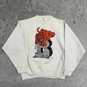 Vintage 90s Tiger Crewneck